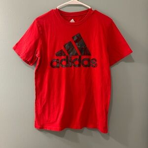 NWOT … ADIDAS “Size: Boys - L” Bold Red T-Shirt